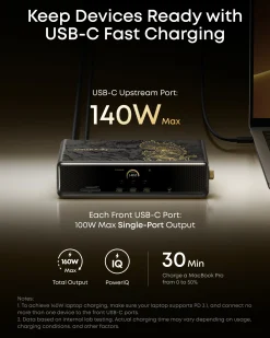 (Anker × Black Myth: Wukong Edition) Anker Prime Docking Station (14-in-1, Triple Display, DisplayLink) with DL7400