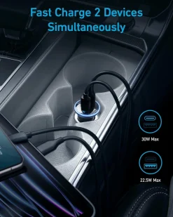 Anker 323 Car Charger (52.5 W)