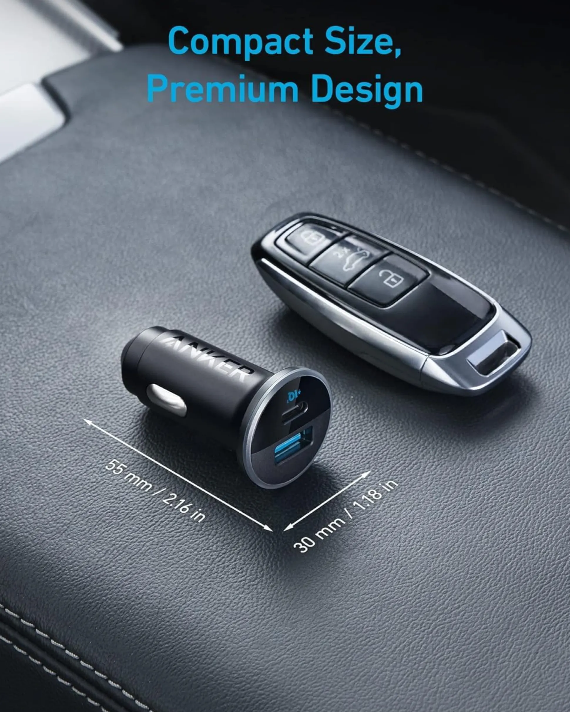 Anker 323 Car Charger (52.5 W)