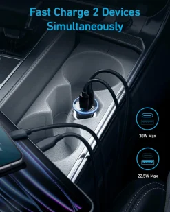 Anker 323 Car Charger (52.5W)