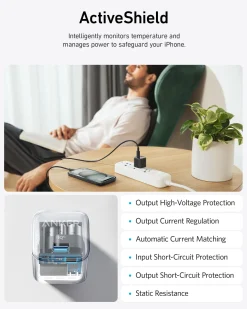 Anker 511 Charger (Nano Pro) with 6 ft USB-C Cable(2-Pack)