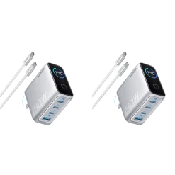 Anker Charger (140W, 4-Port, PD 3.1) with USB-C Cable (2-Pack)