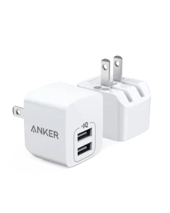 Anker Dual-Port 12W Wall Charger (2-Pack)
