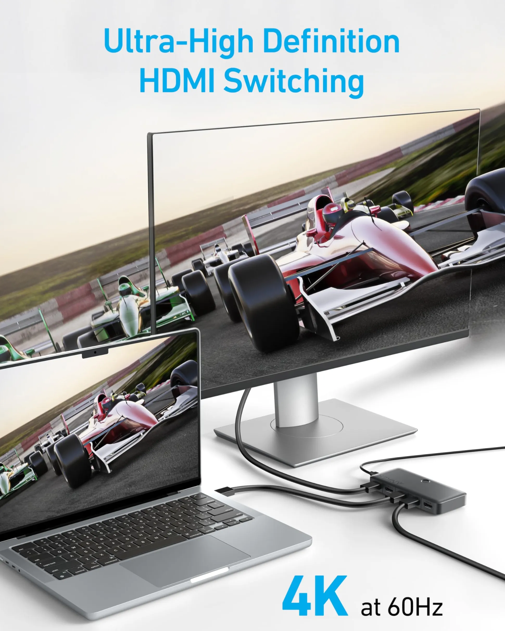 Anker HDMI Switch (4 in 1 Out, 4K HDMI)