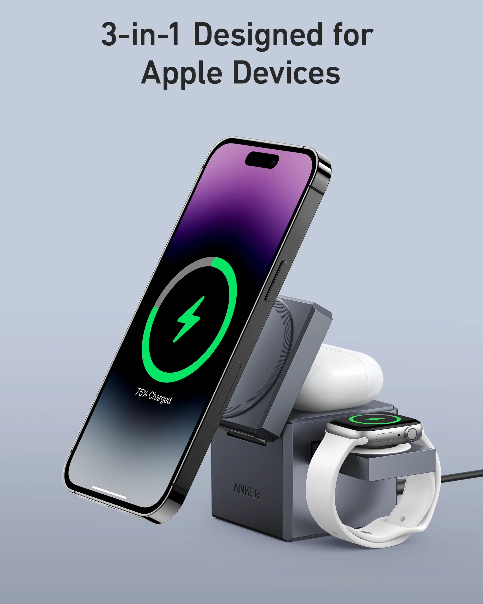 Anker 3-in-1 Cube with Qi2