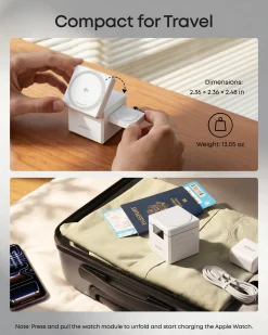 Anker 3-in-1 Cube with Qi2 and Anker 140W 2-in-1 USB-C to USB-C Cable