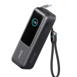 Anker Laptop Power Bank (25K, 165W, Built-In and Retractable Cables)