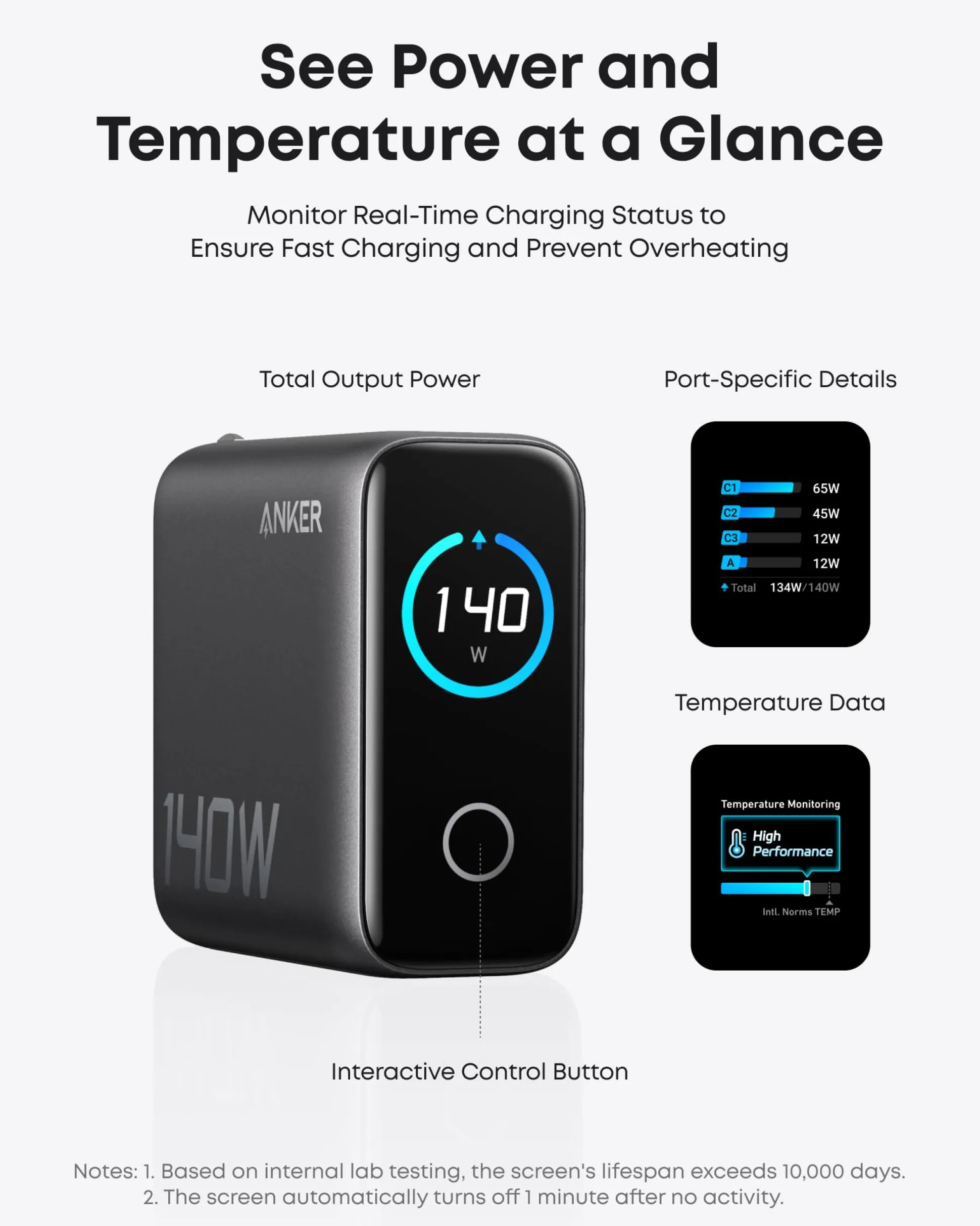 Anker Laptop Power Bank (25K, 165W, Built-In and Retractable Cables) and Anker Laptop Charger (140W, 4-Port, PD 3.1) with USB-C Cable and Anker Nano Power Bank (10K, 45W, Built-In Retractable USB-C Cable)