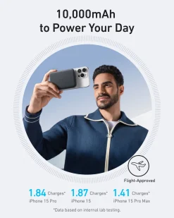 Anker MagGo Power Bank (10K, Slim) | 2-Pack