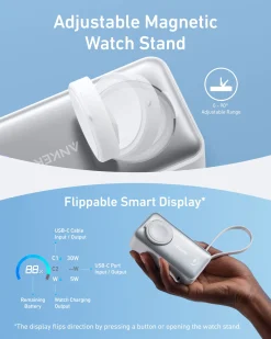 Anker MagGo Power Bank (10K, 35W, For Apple Watch)