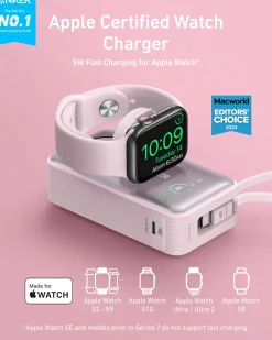 Anker MagGo Power Bank (10K, 35W, For Apple Watch)