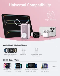 Anker MagGo Power Bank (10K, 35W, For Apple Watch)