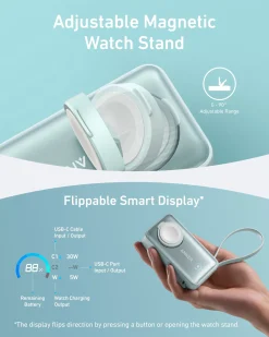 Anker MagGo Power Bank (10K, 35W, For Apple Watch)