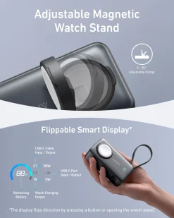 Anker MagGo Power Bank (10K, 35W, For Apple Watch)