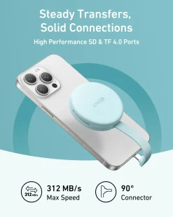 Anker MagGo USB-C Adapter (3-in-1, 10Gbps, For iPhone)