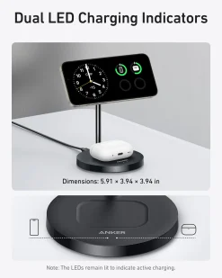 Anker MagGo Wireless Charger (2-in-1, Stand)