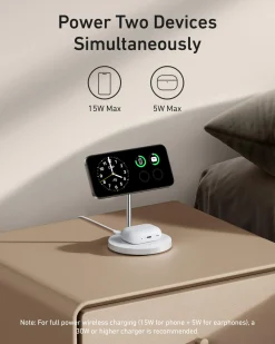 Anker MagGo Wireless Charger (2-in-1, Stand)