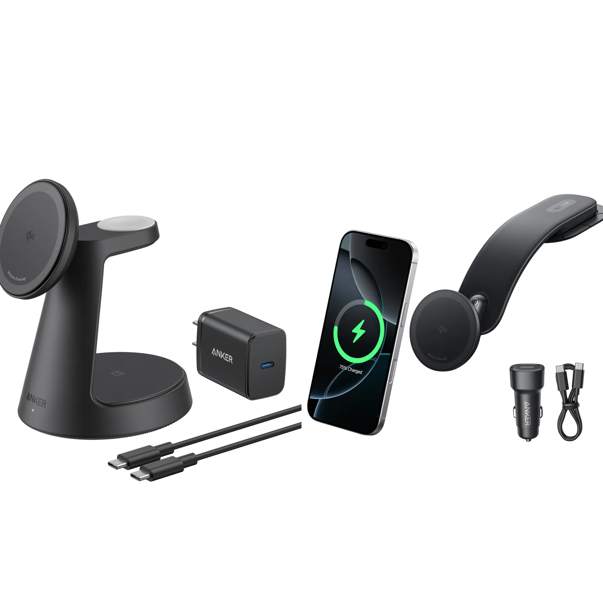 Anker MagGo Wireless Charging Station and Anker Nano Wireless Car Charger