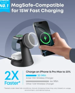Anker MagGo Wireless Charging Station and Anker Nano Wireless Car Charger