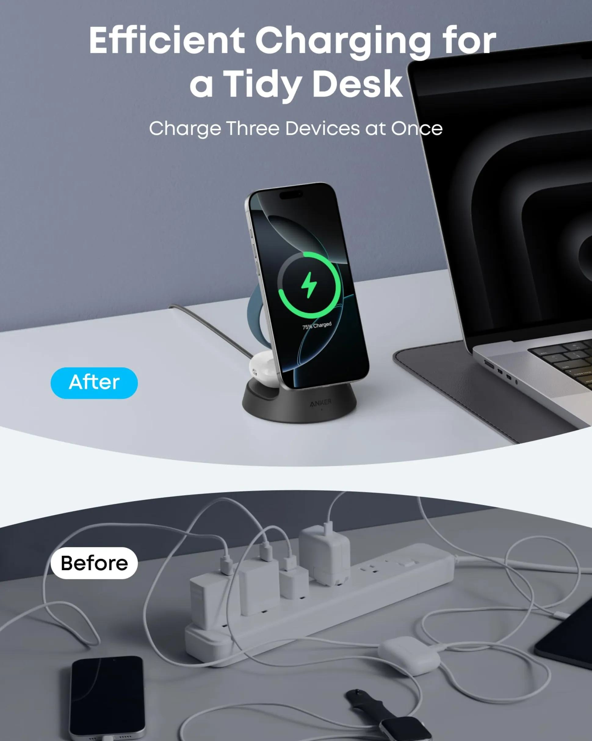 Anker MagGo Wireless Charging Station and Anker Nano Wireless Car Charger