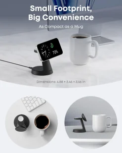 Anker MagGo Wireless Charging Station (3-in-1, Dock Stand)
