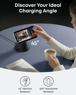 Anker MagGo Wireless Charging Station (3-in-1, Dock Stand)