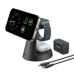 Anker MagGo Wireless Charging Station (3-in-1, Dock Stand)