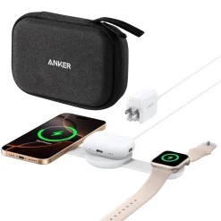 Anker MagGo Wireless Charging Station (3-in-1, Foldable Pad)