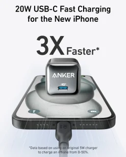 Anker MagGo Wireless Charging Station (3-in-1, Foldable Pad) and Anker Nano Charger (20W)