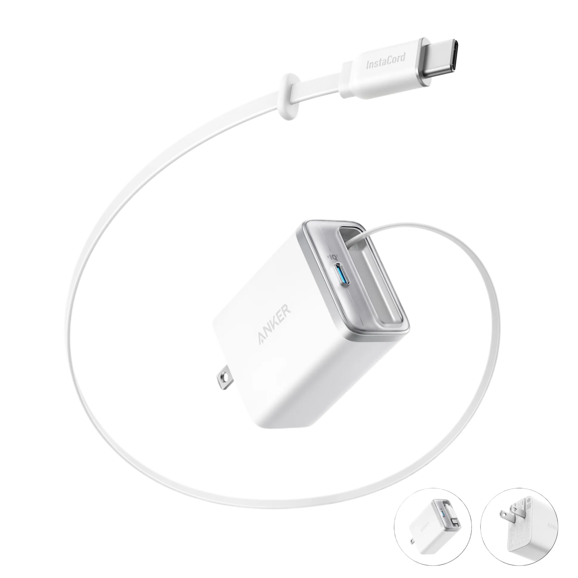 Anker Nano Charger (35W, Built-In Retractable USB-C Cable)