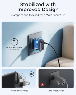 Anker Nano Charger (70W, 3 Ports)