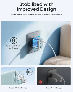 Anker Nano Charger (70W, 3 Ports)
