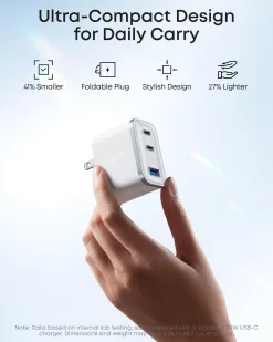 Anker Nano Charger (70W, 3 Ports)