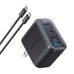 Anker Nano Charger (70W, 3 Ports) and Anker Nano Power Bank (10K, 45W, Built-In Retractable USB-C Cable)