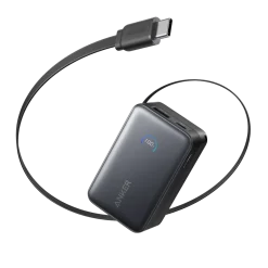 Anker Nano Charger (70W, 3 Ports) and Anker Nano Power Bank (10K, 45W, Built-In Retractable USB-C Cable)