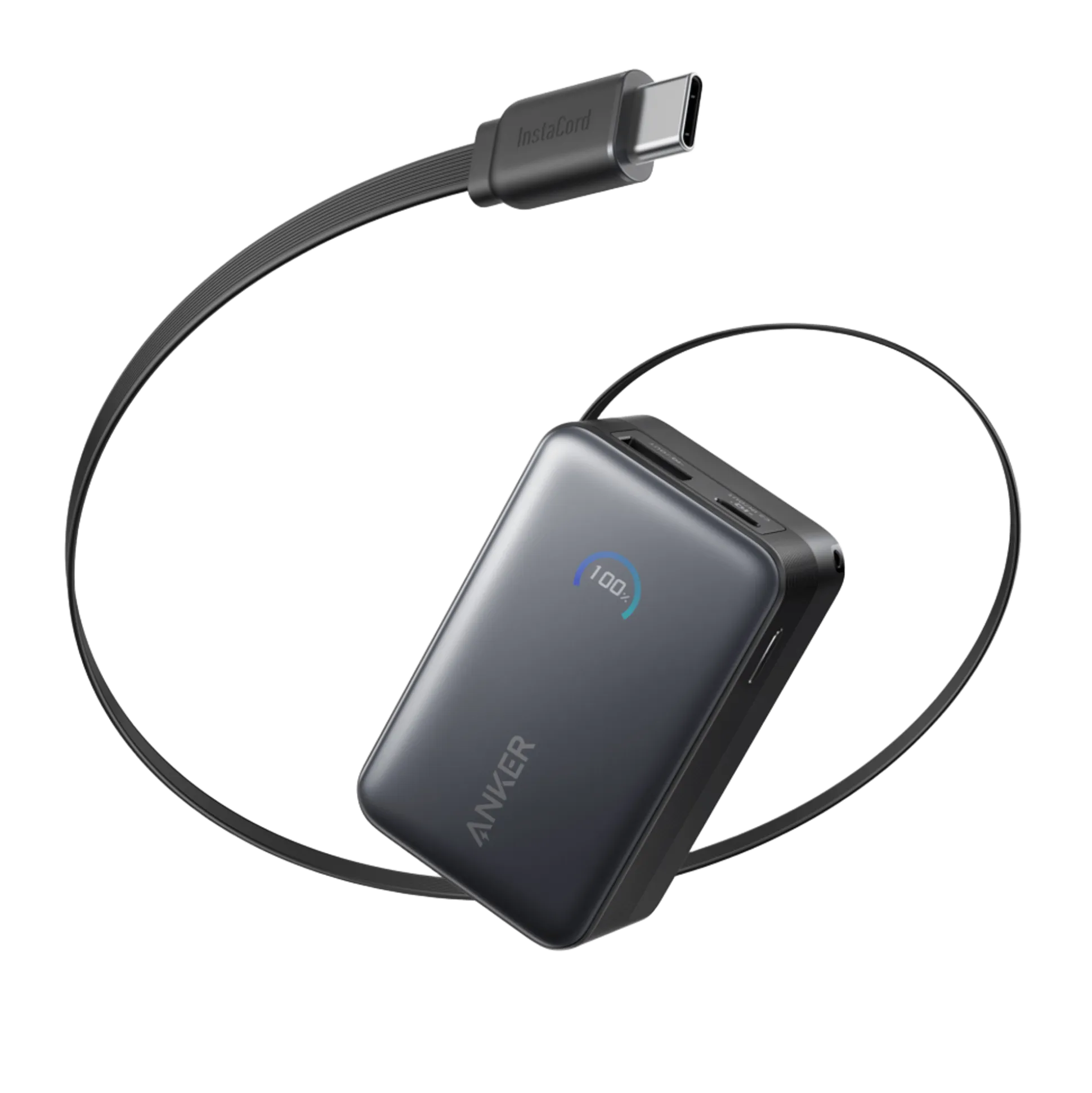 Anker Nano Charger (70W, 3 Ports) and Anker Nano Power Bank (10K, 45W, Built-In Retractable USB-C Cable)