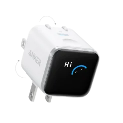 Anker Nano Charger (45W, Smart Display, 180° Foldable) WM