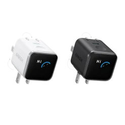 Anker Nano Charger (45W, Smart Display, 180° Foldable, 2-Pack)