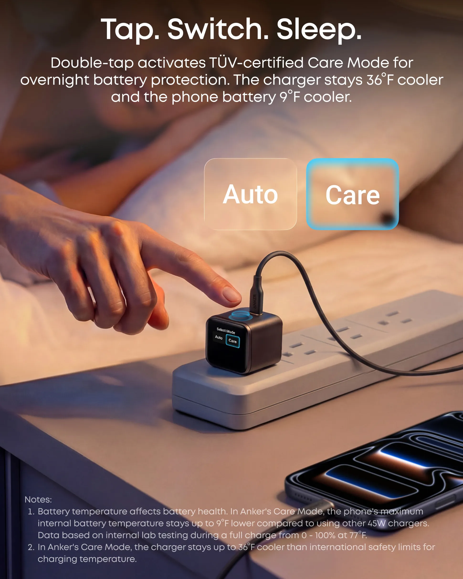 Anker Nano Charger (45W, Smart Display, 180° Foldable, 2-Pack)