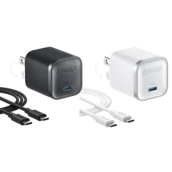 Anker Nano Charger (45W) with USB-C to USB-C Cable 2-Pack