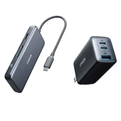 Anker Nano Charging Station (6-in-1, 67W) and Anker 341 USB-C Hub (7-in-1)