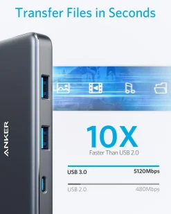 Anker Nano Charging Station (6-in-1, 67W) and Anker 341 USB-C Hub (7-in-1)