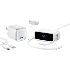 Anker Nano Charging Station (7-in-1, 100W) and Anker Nano Charger (45W) with Cable