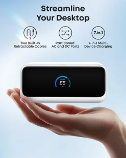 Anker Nano Charging Station (7-in-1, 100W) and Anker Nano Charger (45W) with Cable