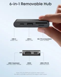 Anker Nano Docking Station (13-in-1, Triple Display, Built-In Removable Hub)
