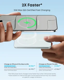 Anker Nano Power Bank (5K, MagGo, Slim)