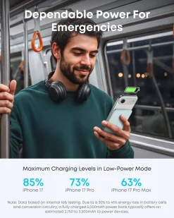 Anker Nano Power Bank (5K, MagGo, Slim) WM