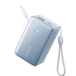 Anker Nano Power Bank (10K, 45W, Built-In Retractable USB-C Cable)