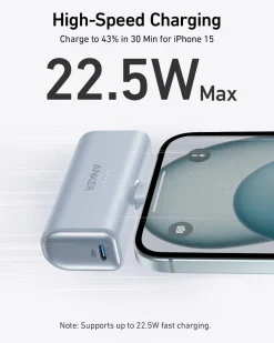 Anker Nano Power Bank (22.5W, Built-In USB-C Connector)