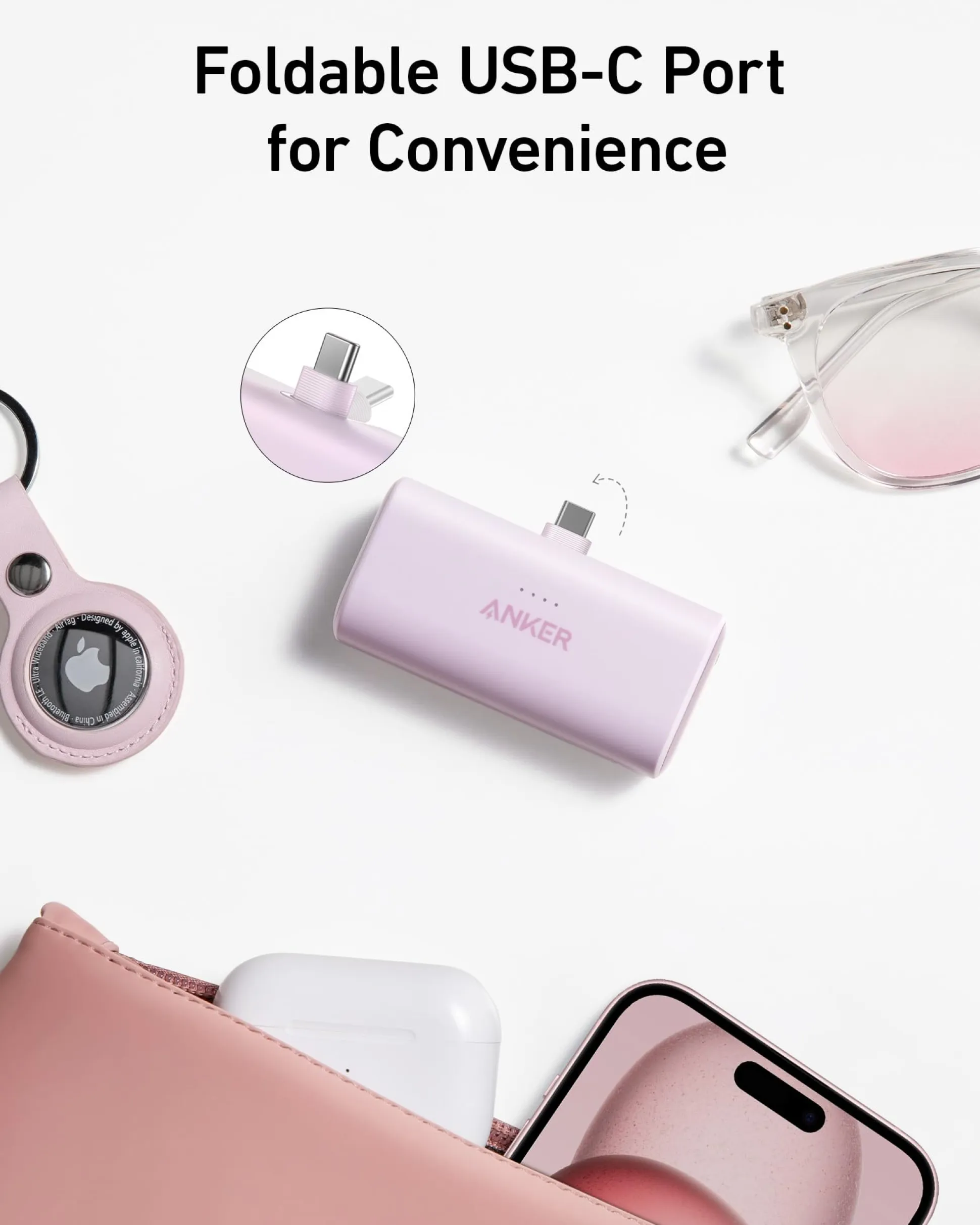 Anker Nano Power Bank (22.5W, Built-In USB-C Connector)